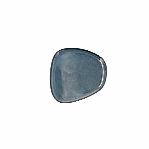 Flacher Teller Bidasoa Ikonic Blau aus Keramik 14 x 13,6 x 0,8 cm (12 Stück) (Pack 12x)