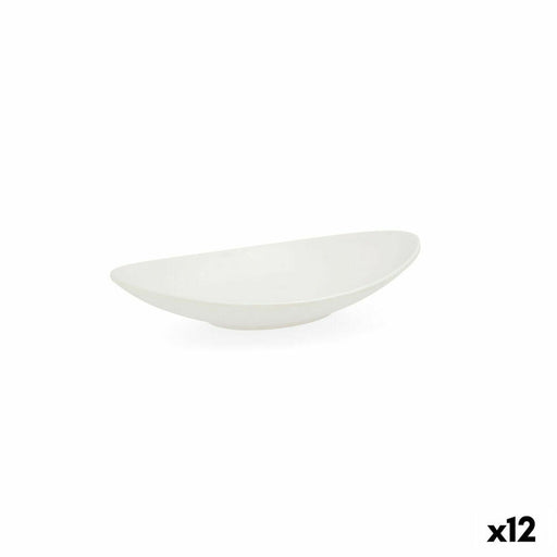 Suppenteller Quid Select Oval Weiß Kunststoff 18 x 10,5 x 3 cm (12 Stück)