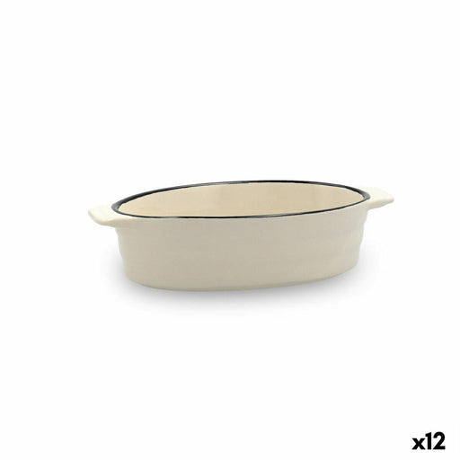 Kochtopf Quid Cocco Weiß aus Keramik 19 x 10,5 x 5 cm (12 Stück) (Pack 12x)