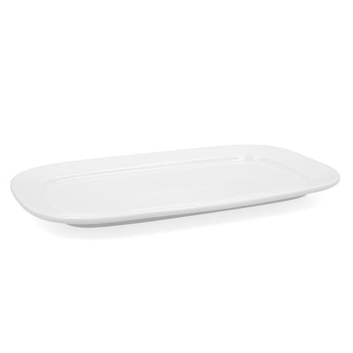 Kochschüssel Bidasoa Glacial Weiß aus Keramik 36 x 21 cm (3 Stück) (Pack 3x)