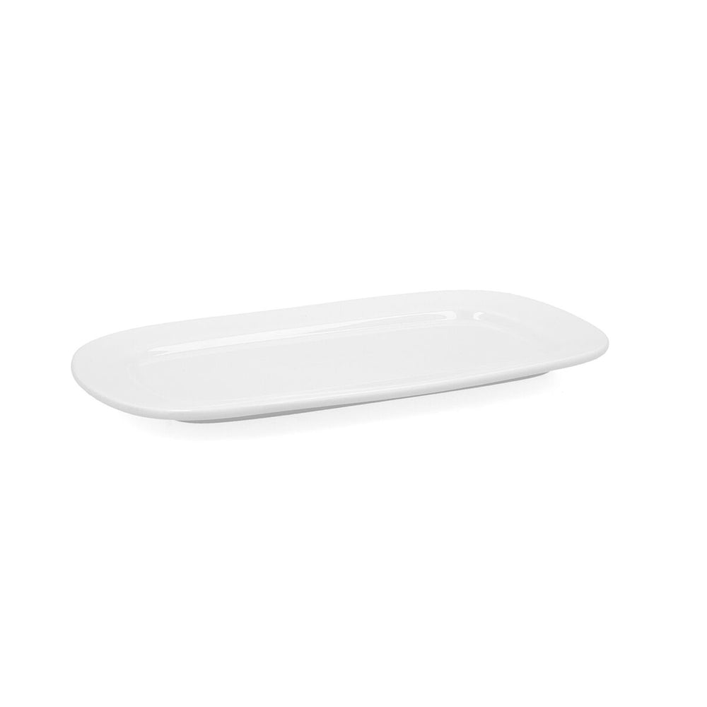 Kochschüssel Bidasoa Glacial Weiß aus Keramik 31 x 18 cm (6 Stück) (Pack 6x)