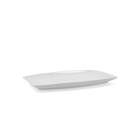 Kochschüssel Quid Gastro aus Keramik Weiß (30,5 x 19,5 x 2,5 cm) (Pack 4x)
