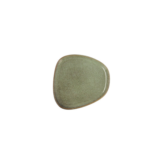 Flacher Teller Bidasoa Ikonic grün aus Keramik 14 x 13,6 cm (12 Stück) (Pack 12x)