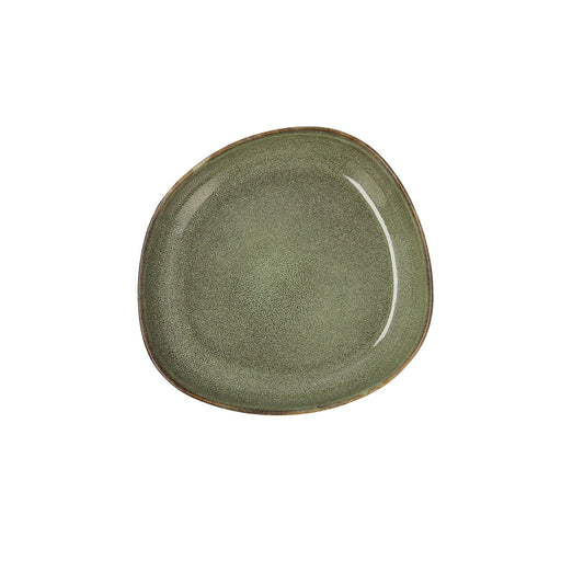 Suppenteller Bidasoa Ikonic aus Keramik grün (20,5 x 19,5 cm) (Pack 6x)