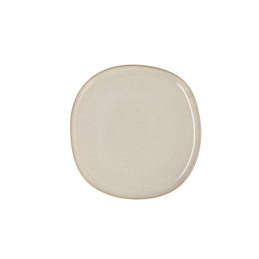 Flacher Teller Bidasoa Ikonic Weiß aus Keramik 20,2 x 19,7 cm (6 Stück) (Pack 6x)
