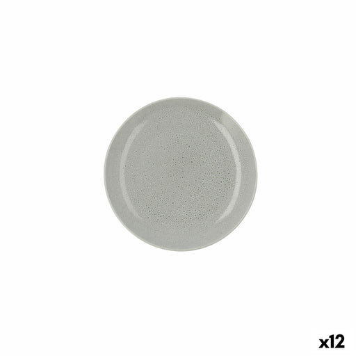 Flacher Teller Ariane Porous grün aus Keramik Ø 21 cm (12 Stück)