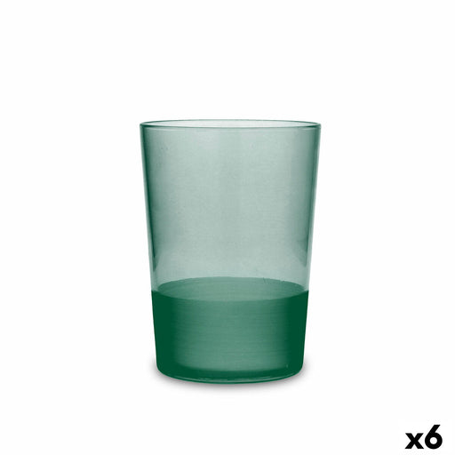 Trinkglas Quid Pincel grün Glas 510 ml (6 Stück)