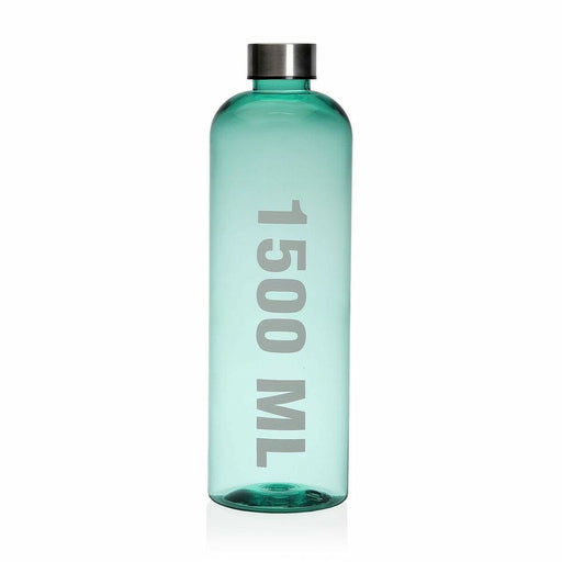 Wasserflasche Versa grün 1,5 L Stahl polystyrol Verbindung 9 x 29 x 9 cm