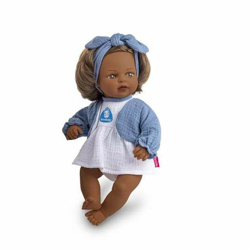 Baby-Puppe Berjuan Sanibaby Blau 40 cm (40 cm)