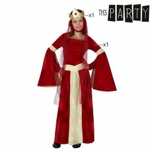 Verkleidung für Kinder Mittelalterliche Dame Rot