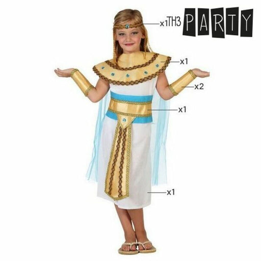 Verkleidung für Kinder Th3 Party Weiß Ägypterin (5 Stücke)