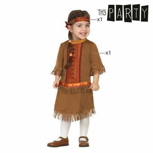Verkleidung für Babys Th3 Party Braun Indianer (3 Stücke)