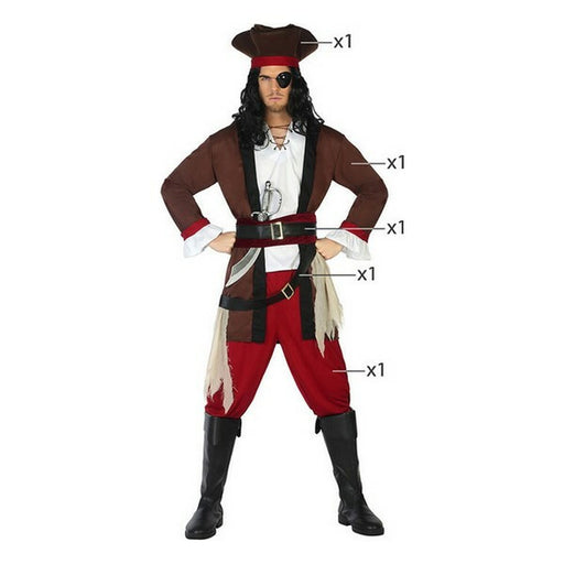 Verkleidung für Erwachsene Th3 Party Pirat Mann