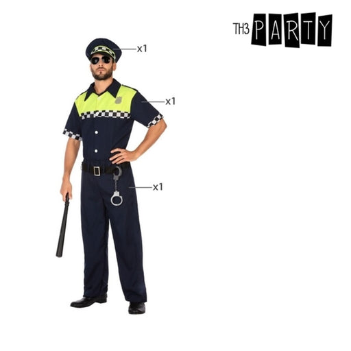 Verkleidung für Erwachsene (3 pcs) Polizei
