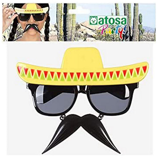 Brillen Mexikaner Hut Schnurrbart