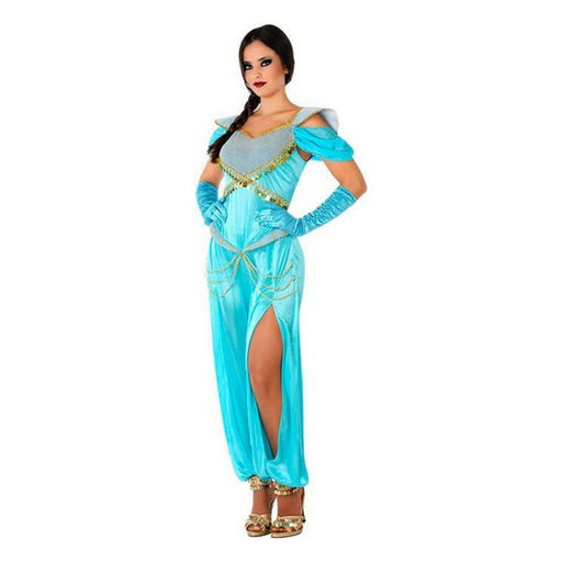 Verkleidung für Erwachsene Blau Arabische Prinzessin Fantasie (1 Stücke)
