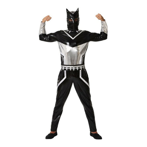 Verkleidung für Erwachsene Black Panther Schwarz Superheld