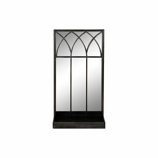 Spiegel mit Montageklemme DKD Home Decor Schwarz Metall Spiegel 40 x 12 x 80 cm