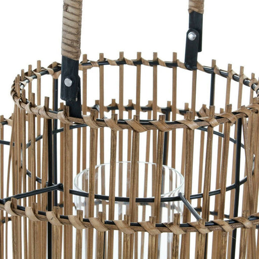 Kerzenschale DKD Home Decor Metall Bambus (30 x 30 x 32 cm)