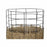 Korb-Set DKD Home Decor Metall Kolonial Jute (35 x 35 x 45 cm)