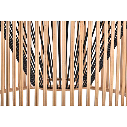 Deckenlampe DKD Home Decor Braun Schwarz Holz Bambus 50 W 43 x 43 x 53 cm