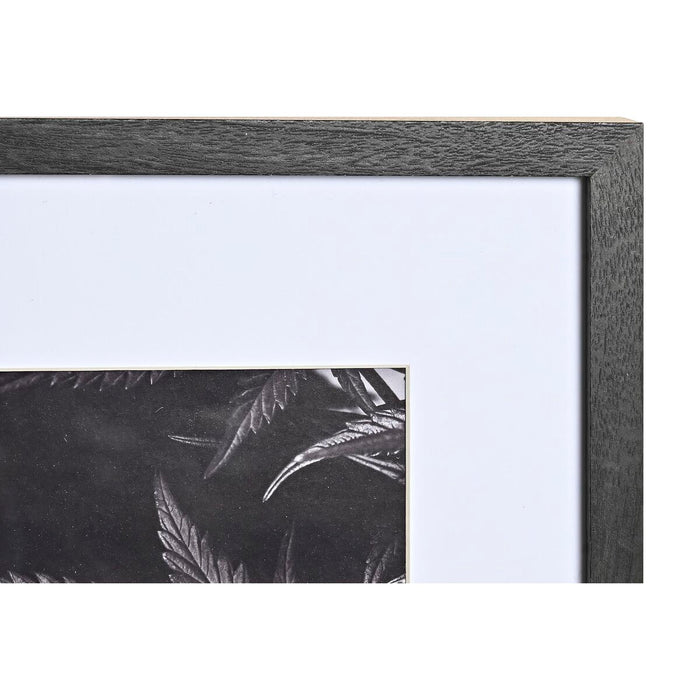 Fotorahmen DKD Home Decor 33 x 2 x 45 cm Kristall Schwarz Weiß/Schwarz Holz MDF (6 Stücke)