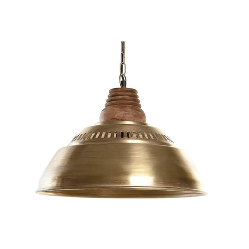 Deckenlampe DKD Home Decor Braun Gold Eisen Mango-Holz 50 W 43 x 43 x 31 cm