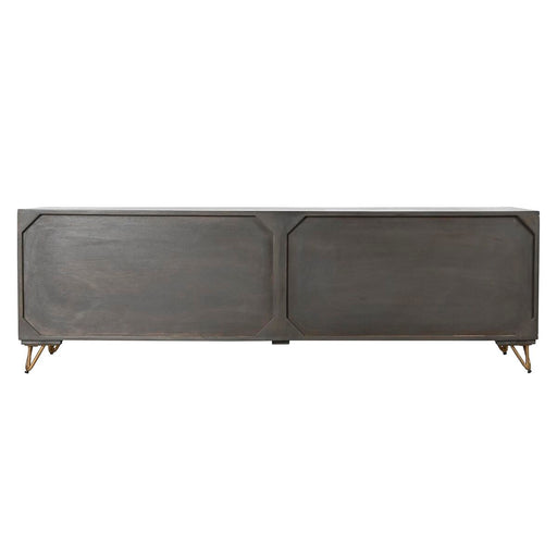 TV-Möbel DKD Home Decor Metall Braun Mango-Holz 160 x 40 x 50 cm