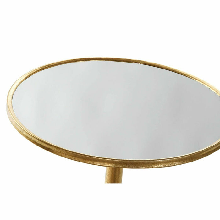 Beistelltisch DKD Home Decor Spiegel Golden Metall (40 x 40 x 72 cm)