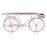 Konsole DKD Home Decor Fahrrad 180 x 41 x 94 cm Hellrosa Eisen Mango-Holz