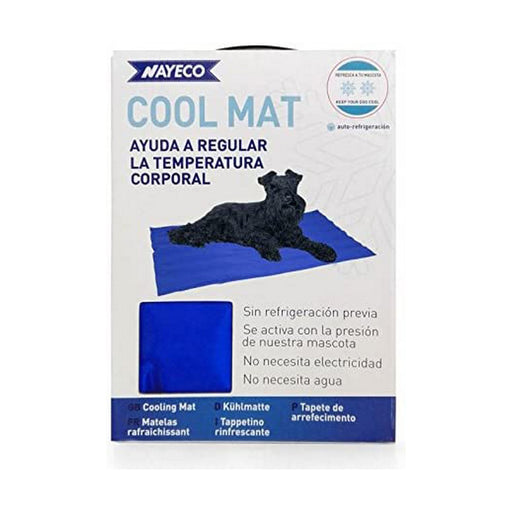Hundeteppich Nayeco Cool mat Blau Kühlgel gefertigt (50 x 40 cm)