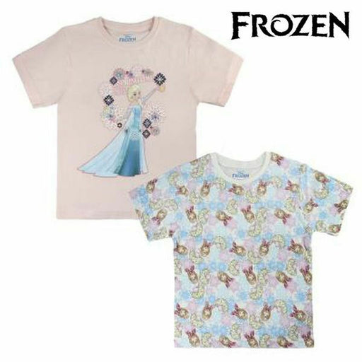 Kurzarm-T-Shirt für Kinder Frozen 72680 Himmelsblau