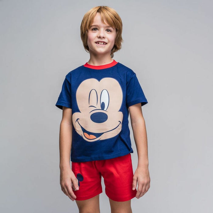 Schlafanzug Für Kinder Mickey Mouse Rot