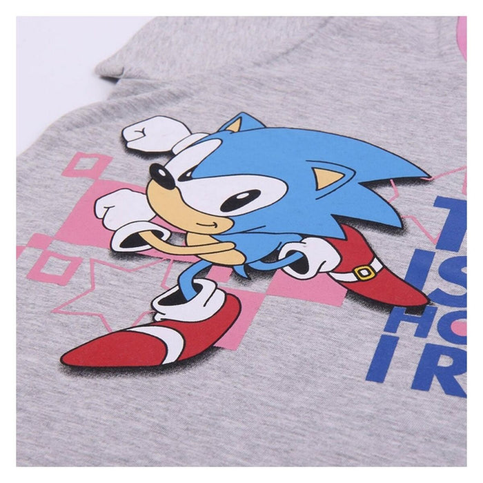 Schlafanzug Für Kinder Sonic Grau
