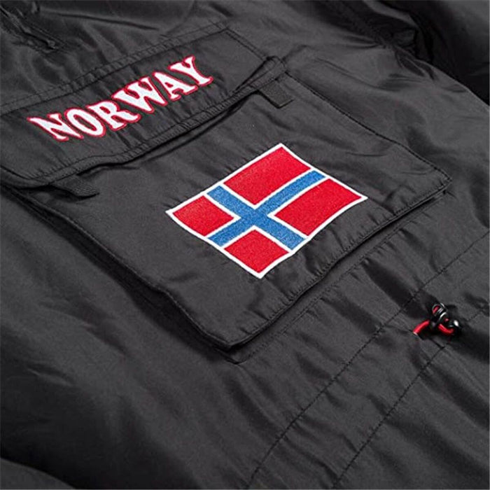 Jungen Sweater mit Kapuze Go & Win Norway Schwarz