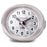 Analoger Wecker Timemark Weiß LED Leicht Leise Snooze Nachtbetrieb 9 x 9 x 5,5 cm (9 x 9 x 5,5 cm)