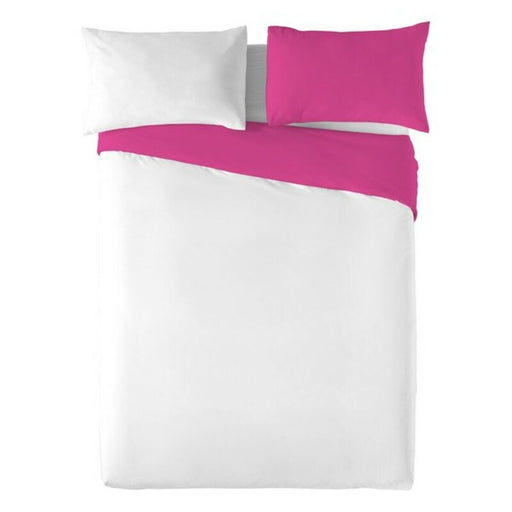 Bettdeckenbezug Naturals Weiß Pink