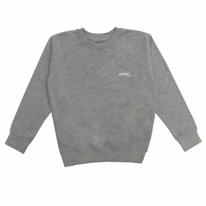 Jungen Sweater ohne Kapuze Softee Basic Grau