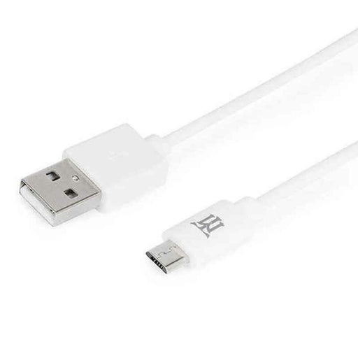 USB-Kabel auf micro-USB Maillon Technologique MTBMUW241 Weiß 1 m (1 m)