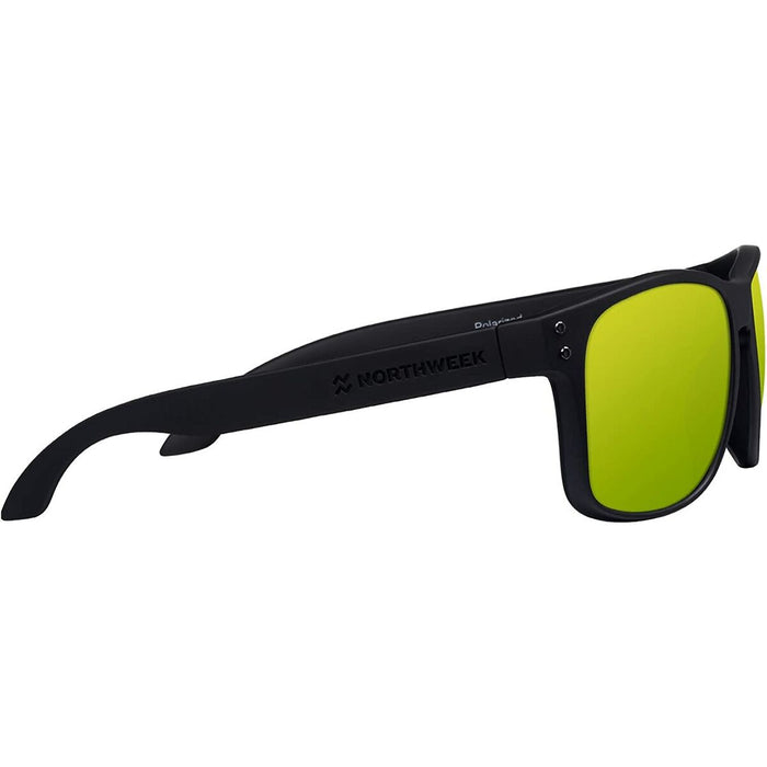 Unisex-Sonnenbrille Northweek Bold Schwarz grün Neongrün (Ø 45 mm)