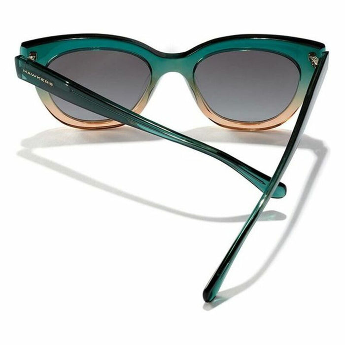 Damensonnenbrille Audrey Hawkers grün Golden