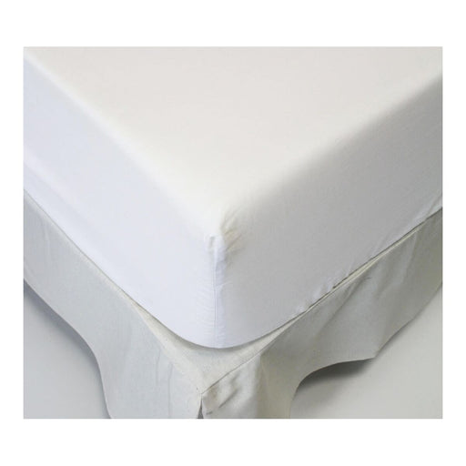 Bettlaken Naturals Weiß Einzelmatratze (105 x 190/200 cm)