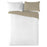 Bettdeckenbezug Naturals FUNDA NORDICA BICOLOR REVERSIBLE Reversibel Beige Weiß Einzelmatratze (150 x 220 cm)