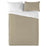 Bettdeckenbezug Naturals FUNDA NORDICA BICOLOR REVERSIBLE Reversibel Beige Weiß King size (260 x 220 cm)