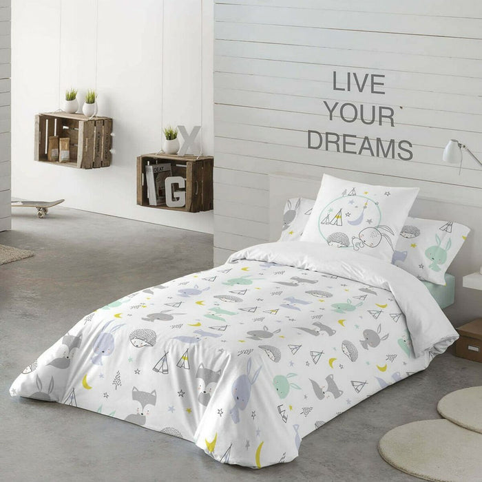 Bettdeckenbezug Cool Kids Let'S Dream Reversibel Einzelmatratze (150 x 220 cm)