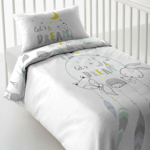 Bettbezug für Babybett Cool Kids Let'S Dream Reversibel 115 x 145 + 20 cm