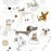 Steppdecke Panzup Dogs 1 250 x 260 cm
