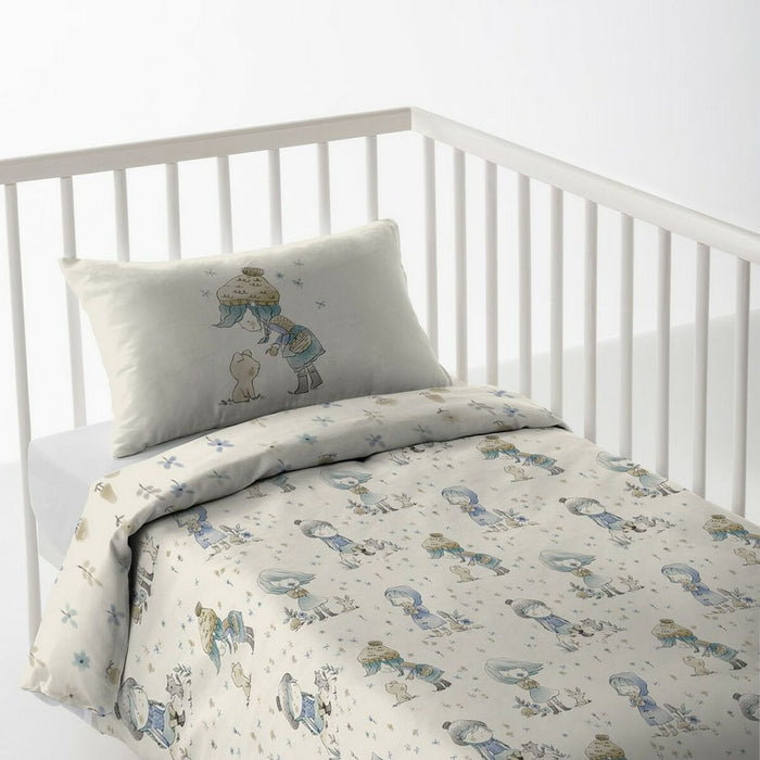 Bettbezug für Babybett Cool Kids Dery Reversibel 100 x 120 + 20 cm