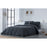 Bettdeckenbezug Naturals ELBA Dunkelgrau Doppelmatratze (240 x 220 cm)