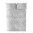 Bettdeckenbezug Naturals ELBA Hellgrau Einzelmatratze (150 x 220 cm)